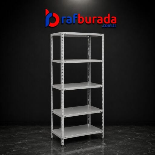 5 Katlı Çelik Raf